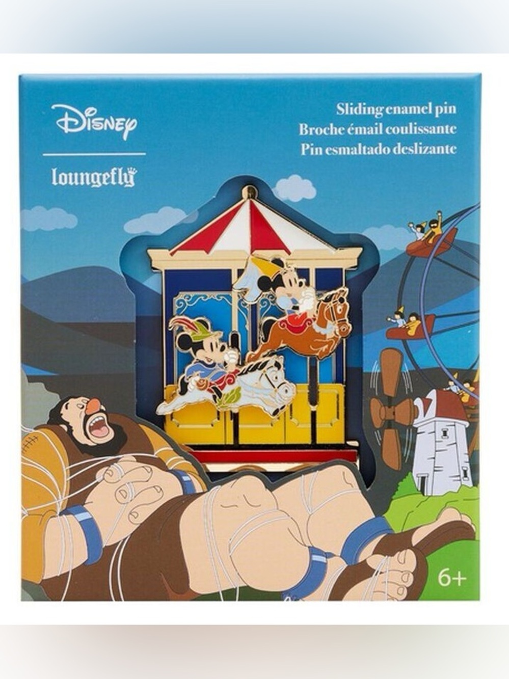Loungefly Brave Little Tailor Sliding Pin Limited Edition 1400 - NEW
